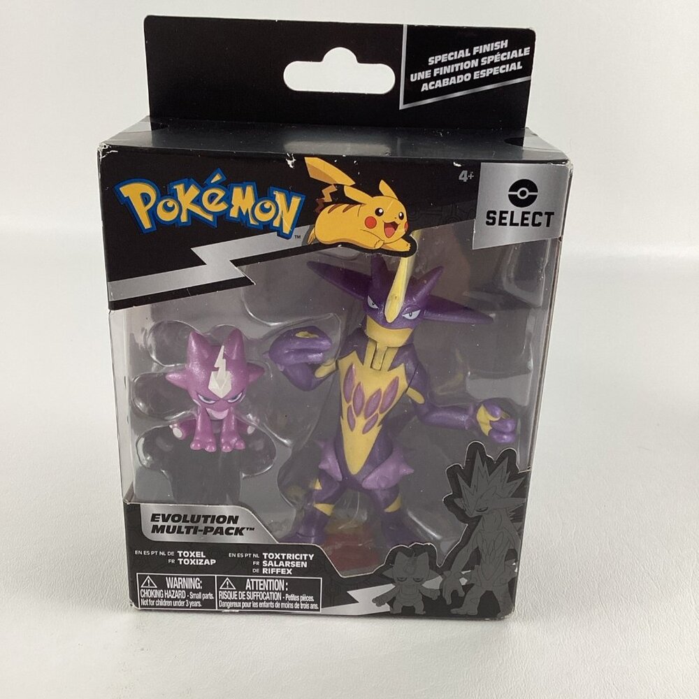Pokemon Evolution Multi Pack Diamond Select Toxel Toxtricity Action Figures 2023